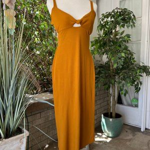 NWT L-Space Mustard-Yellow Sundress (Kaia) Gorgeous